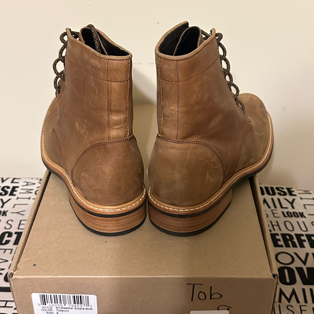 Nisolo Women’s All-Weather Amalia Boot - Tobacco - Picture 4 of 7